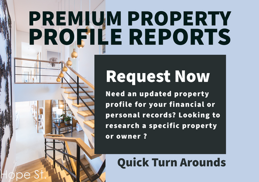 Luxury Property Profiles ( For Single Family, Duplex, Triplex, or Quadruplex, Available Nationwide)